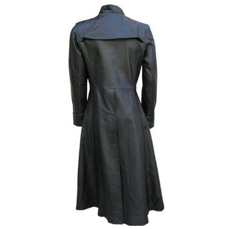 Men Neo Matrix Style Gothic Coat Trench Long Coat Gothic Leather Coat Gothic Clothing